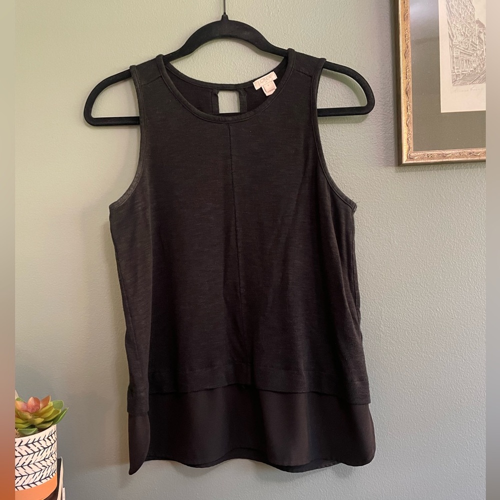J.Crew Faux Layered Sleeveless Top